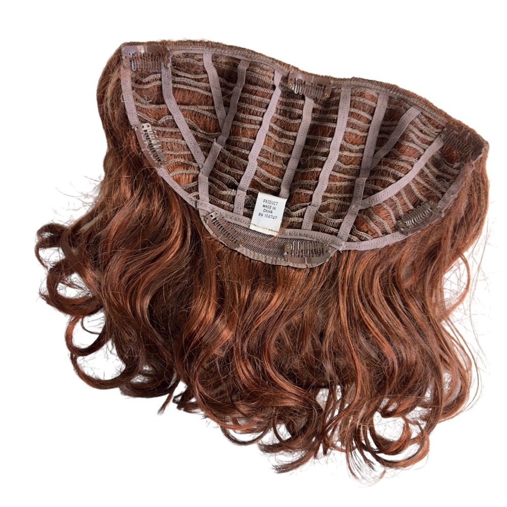 Hair Do Jessica Simpson Dark Copper 15” Clip In Wavy Extension Hair - Picture 4 of 13